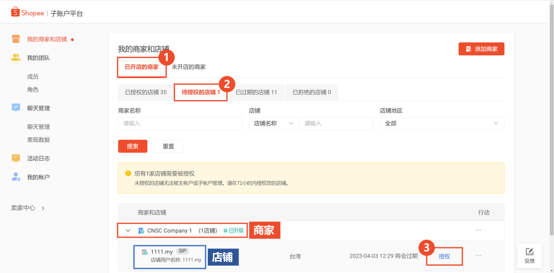 Shopee如何绑定店铺，Shopee子账户绑定店铺