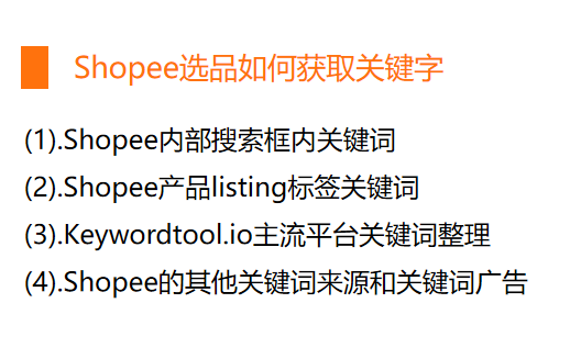 Shopee关键词在哪找，Shopee如何获取优质关键词