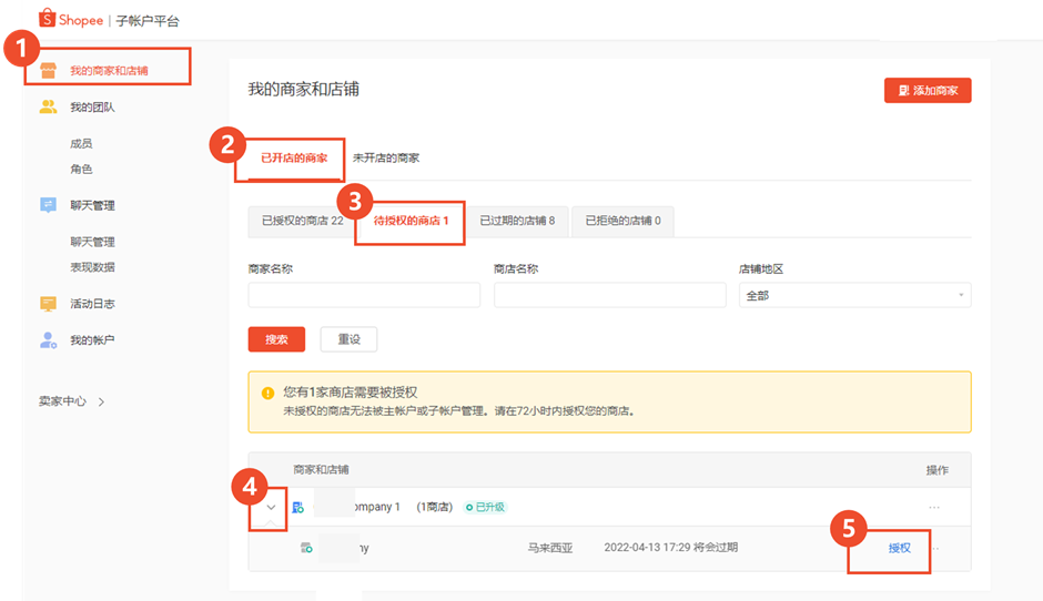 Shopee如何绑定店铺，Shopee主账户绑定店铺