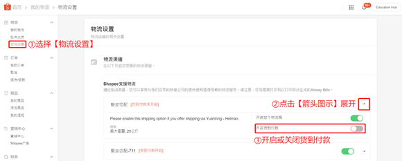 Shopee如何开通货到付款和街口支付，详细教程