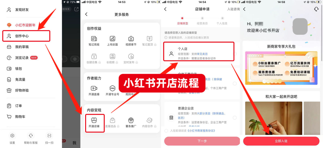 小红书怎么开店卖货，从0到1保姆级开店教程