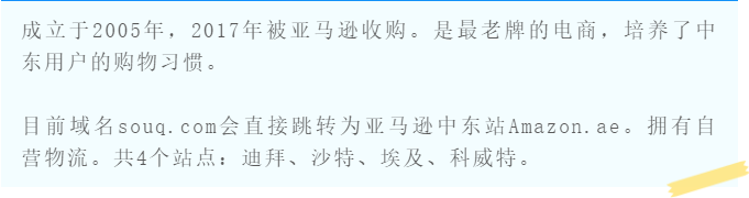 中东跨境电商平台排名,盘点中东跨境电商平台