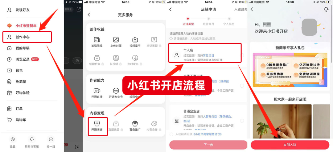 小红书怎么开店卖货,从0到1保姆级开店教程