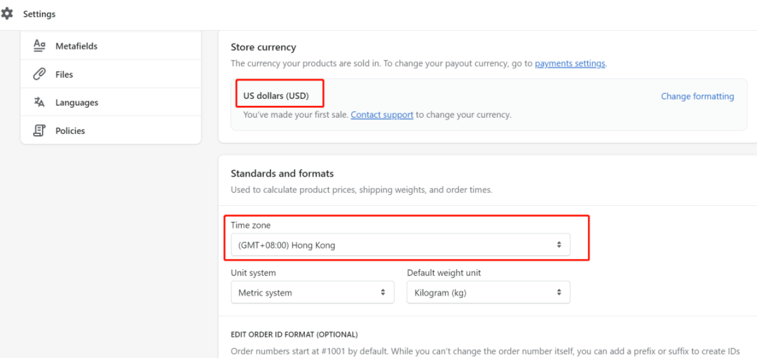 Shopify店铺基础设置,收款、物流、运费详解